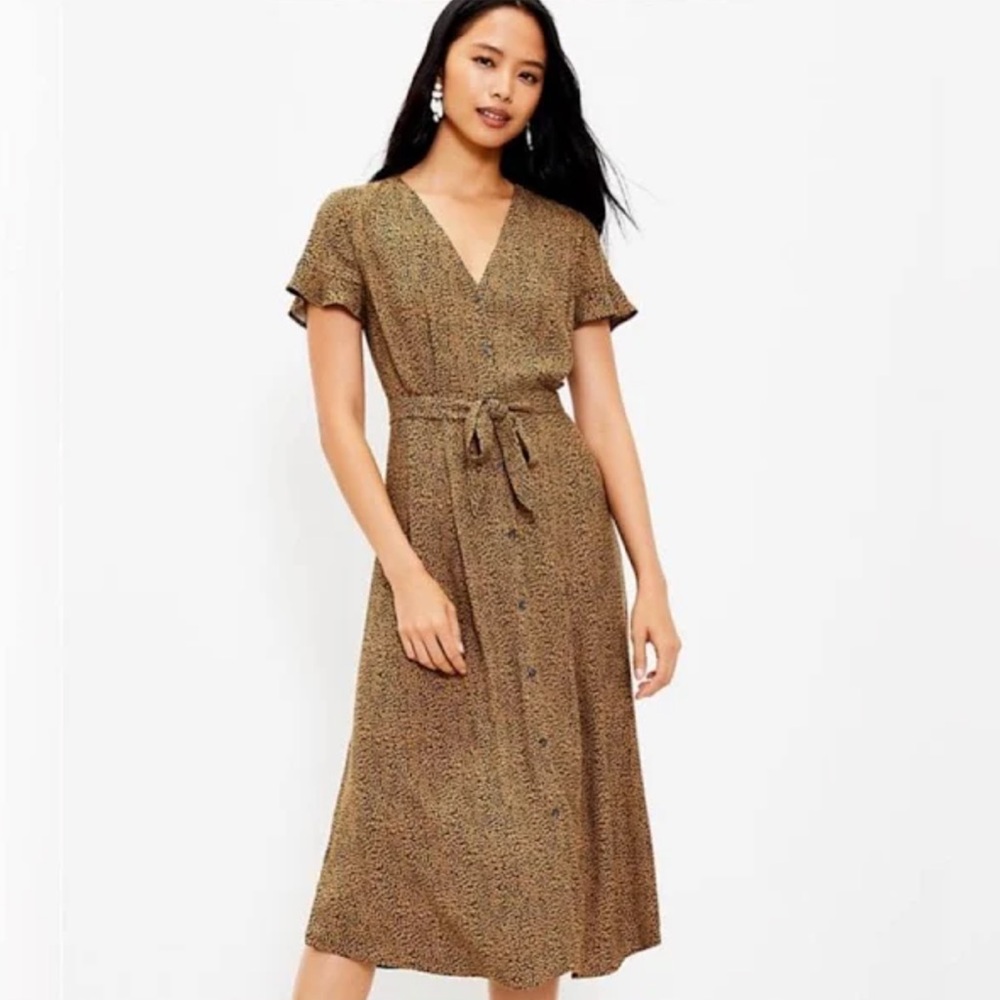 LOFT NWT Animal Print Dress